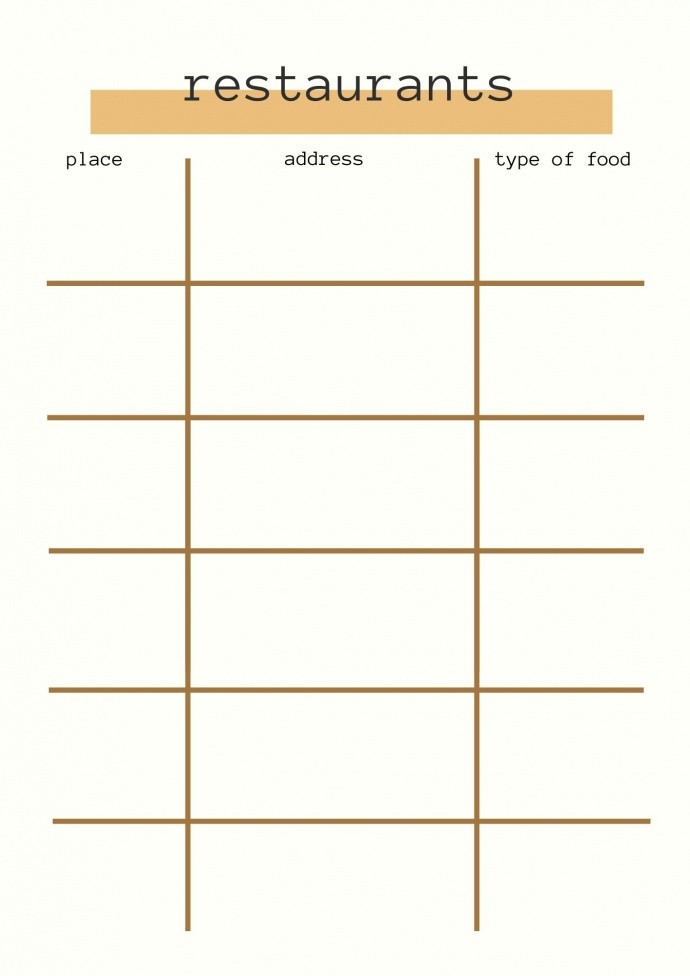 Free Printable Travel Itinerary 