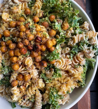 Vegan & Gluten Free Caesar Pasta Salad