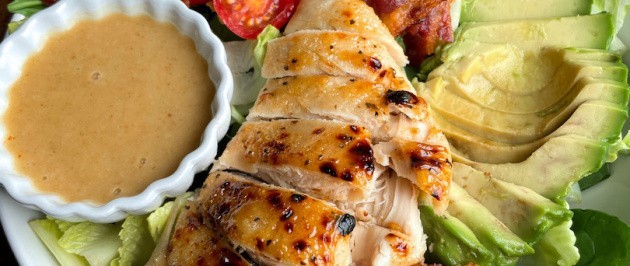 Honey Mustard Chicken Salad (paleo, healthy)