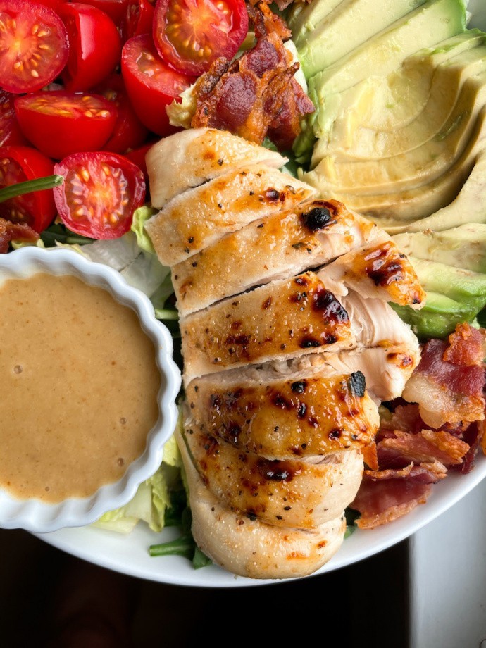 Honey Mustard Chicken Salad (paleo, healthy)