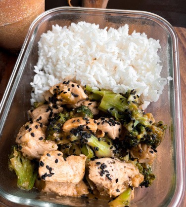 Healthy Honey Garlic Chicken Meal Prep