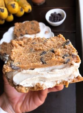 Vegan Cookie Dough Ice Cream Sandwiches