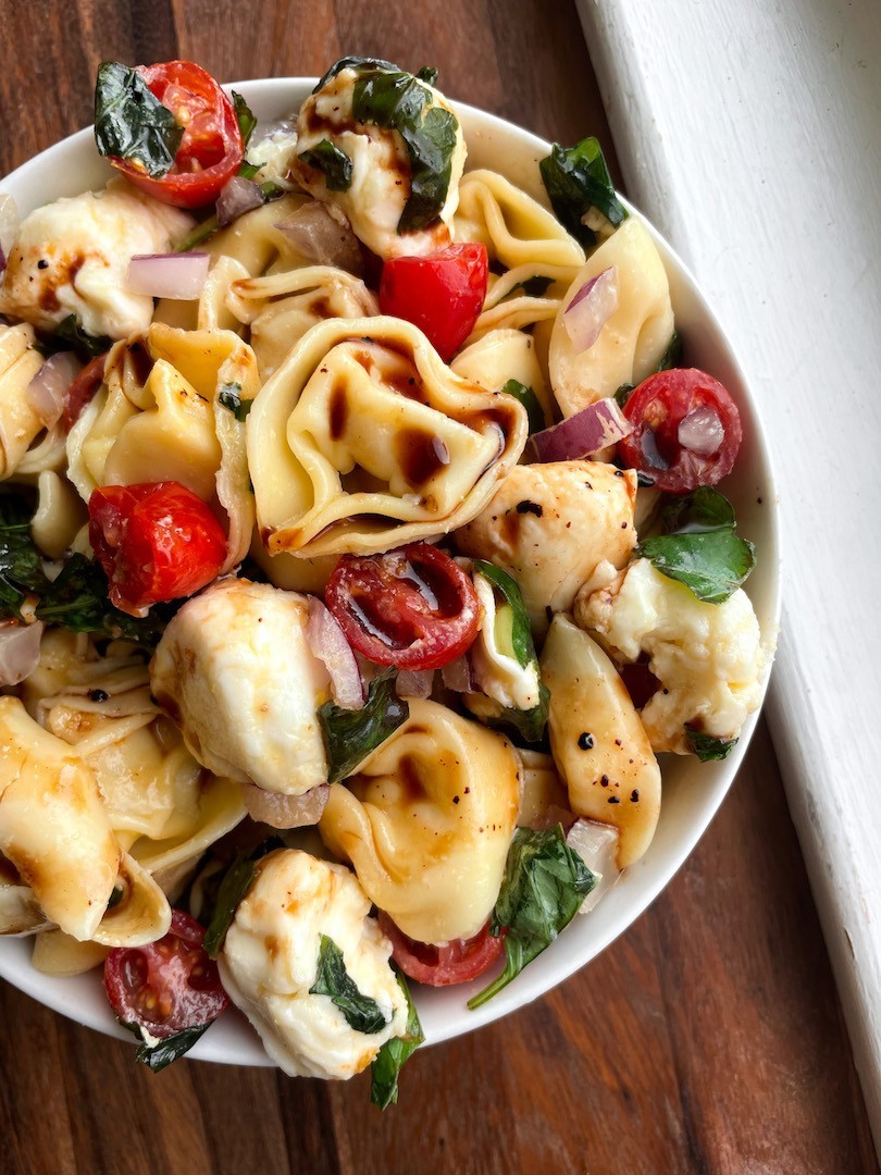 Vegan Tortellini Pasta Salad