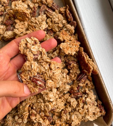 Maple Pecan Protein Granola