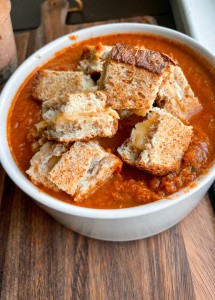 15 Minute Tomato Soup (vegan, gluten free)