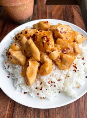 gluten free and healthy orange chicken