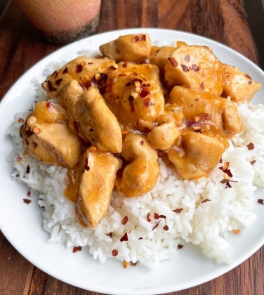 gluten free and healthy orange chicken