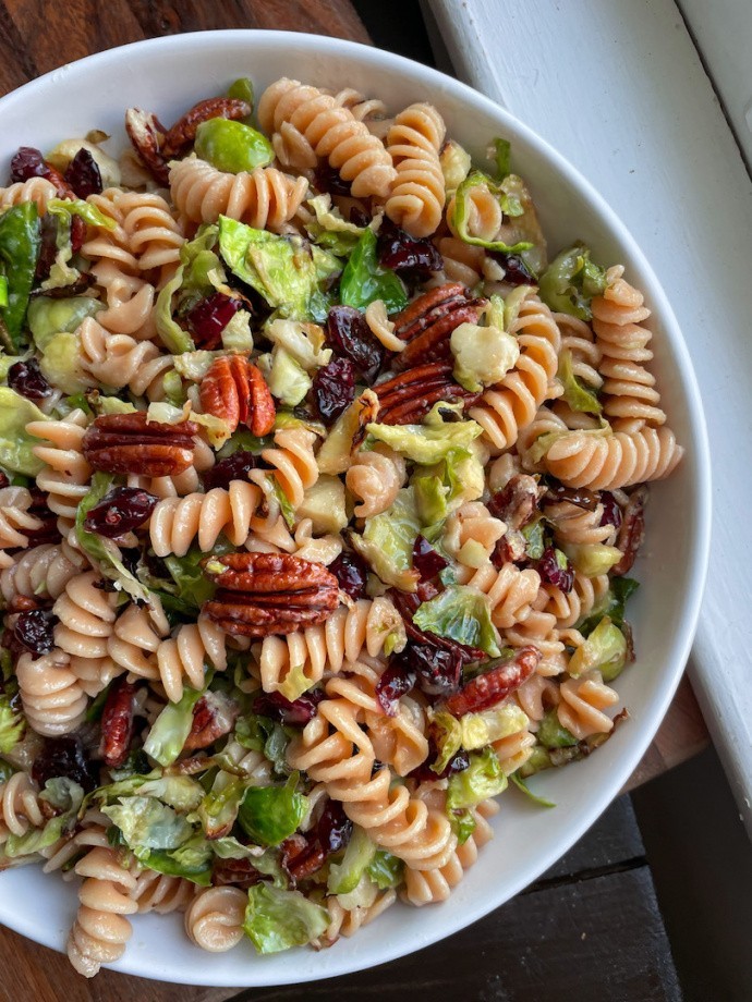 Fall Pasta Salad (vegan, gluten free)