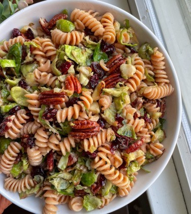 Fall Pasta Salad (vegan, gluten free)