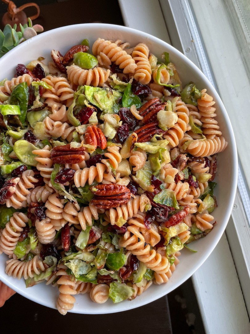 Fall Pasta Salad (vegan, gluten free)