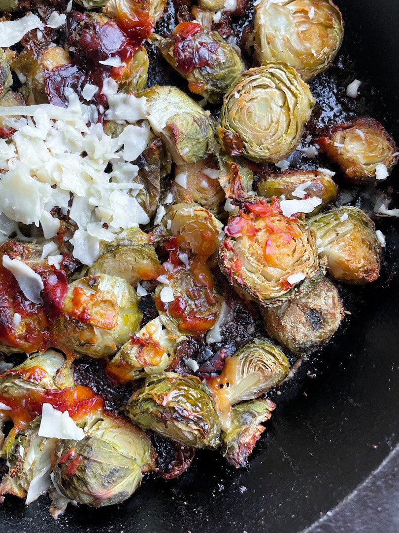 Hot Honey Brussels Sprouts