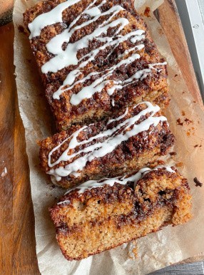 Gluten Free Cinnamon Roll Loaf