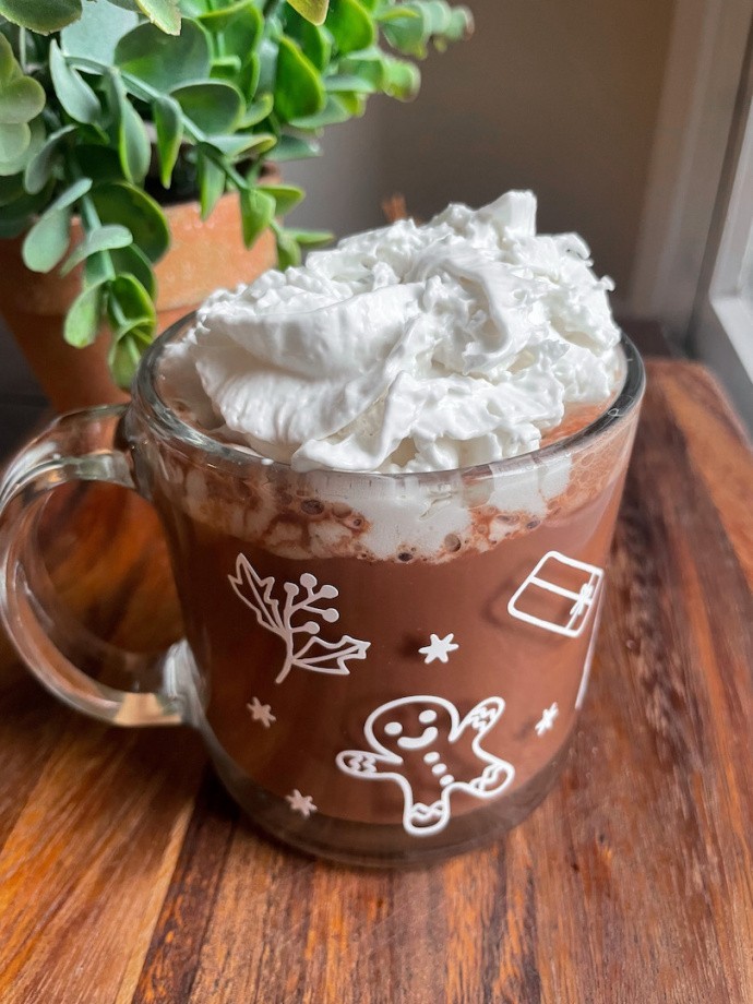 Healthy 4 Ingredient Hot Chocolate