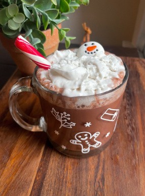 Healthy 4 Ingredient Hot Chocolate