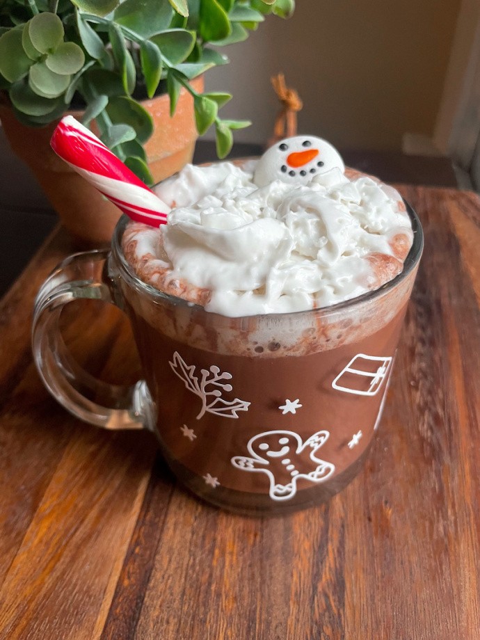Healthy 4 Ingredient Hot Chocolate