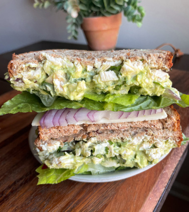 15 minute chicken avocado salad