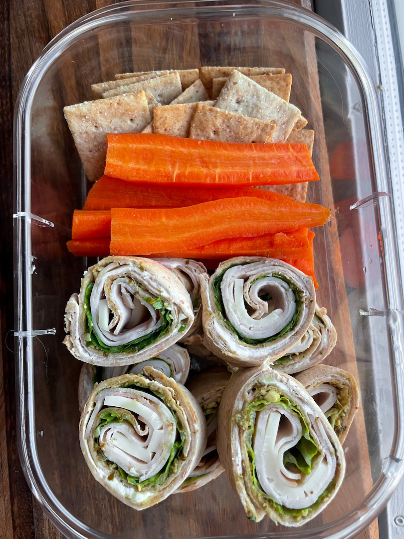 Turkey Pesto Roll Ups