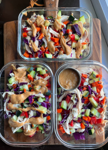 Meal Prep Thai Chicken Salads
