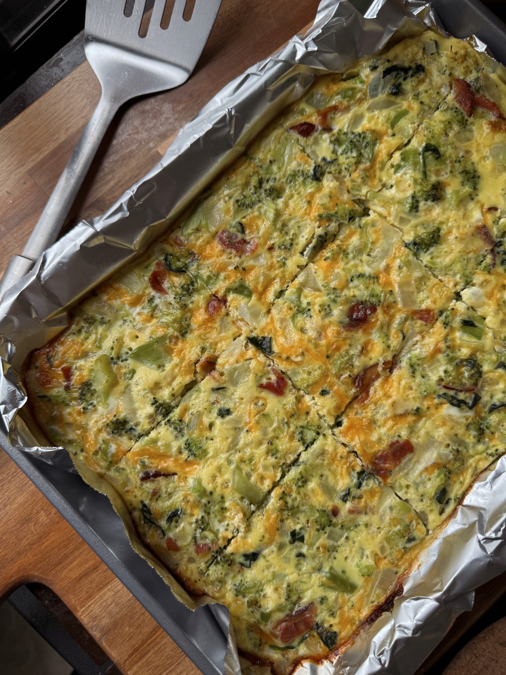 Broccoli Cheddar Egg Bake Choosing Balance
