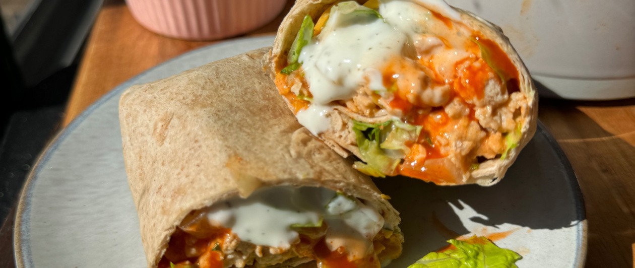 Buffalo Chicken Wraps - Choosing Balance