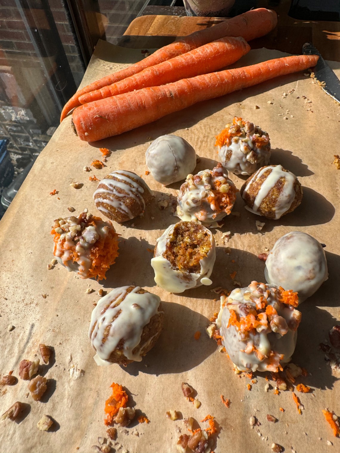 Carrot Cake Energy Bites - Choosing Balance